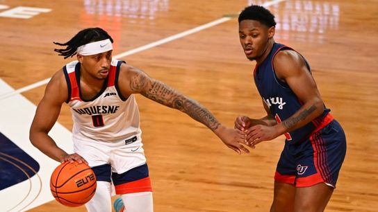 Duquesne rolls past Cleary for third straight win taken Uptown. Photo by DUQUESNE ATHLETICS